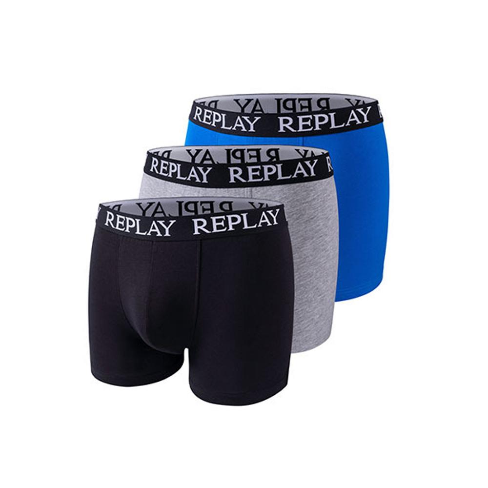 Replay Herren Logo Boxershorts (3er-Pack)