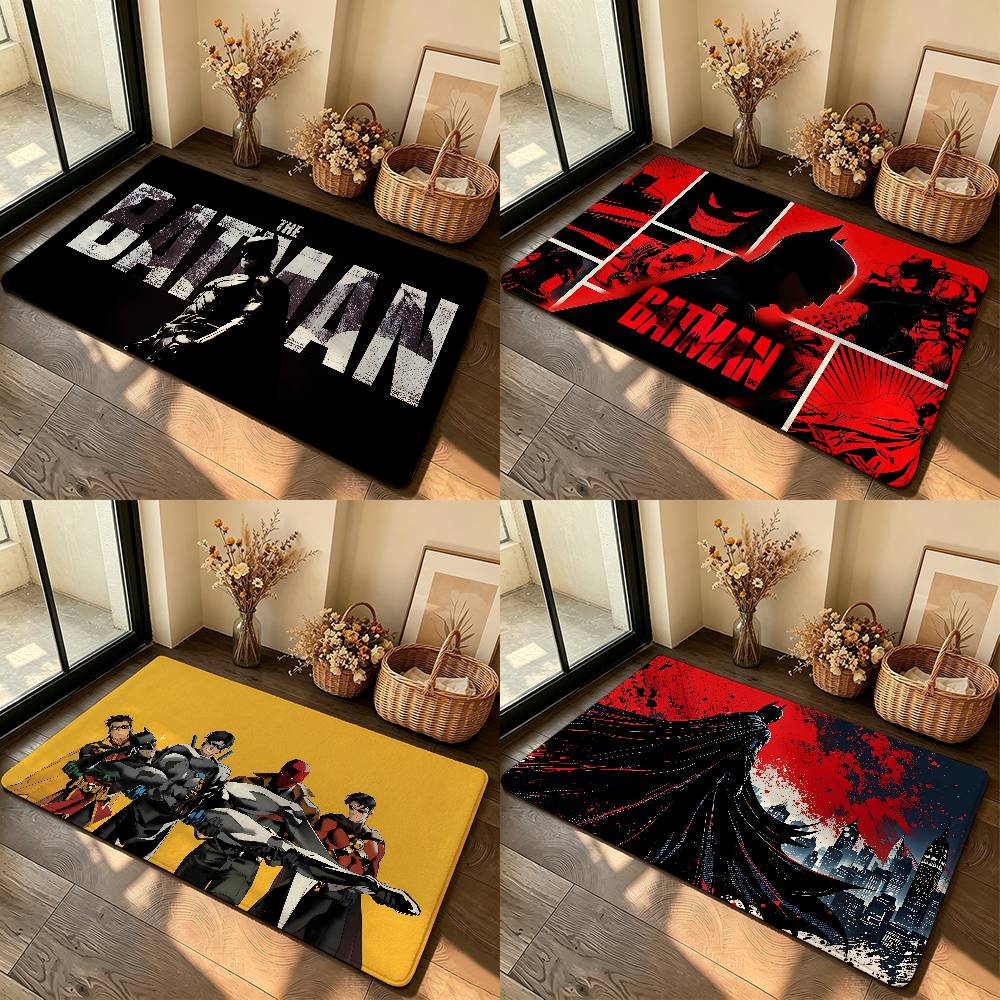 Classic B-BatmanS Carpet Bathroom Anti-slip Mat Door Mat Home Decoration Mat Entrance Door Mat Scratch-resistant Door Mat