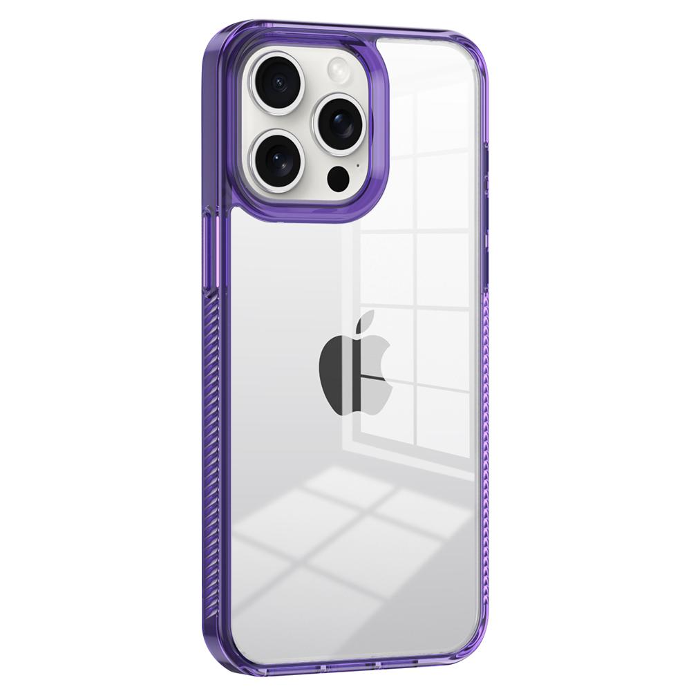 For iPhone 14 Pro Max Clear Phone Case TPU PC Anti-Slip Drop-Proof Back Cover