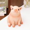 Mignon tirelire cochon simulé pour enfant tirelire créative ornements de décoration de bureau sculpture animale en résine décoration esthétique de pièce