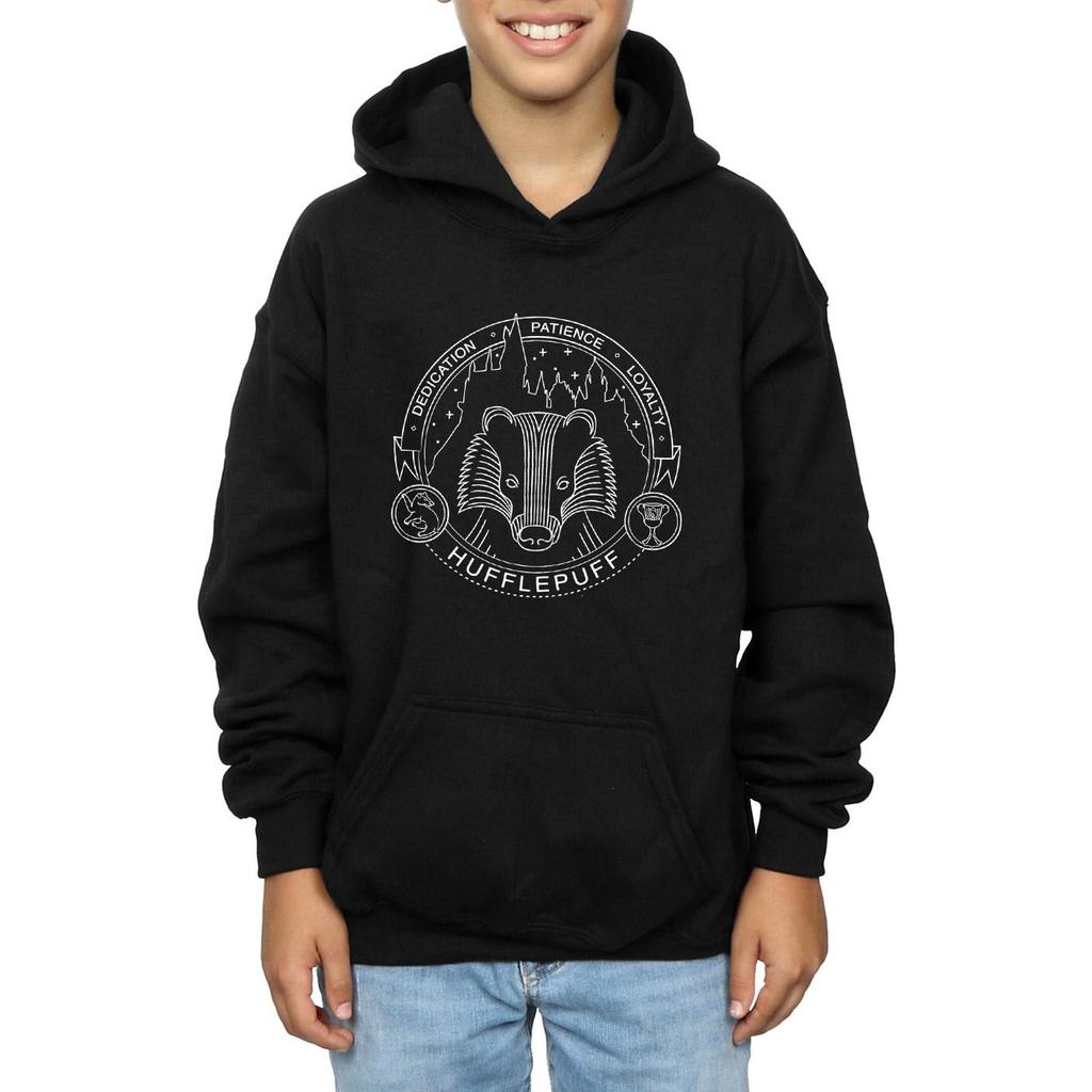 Harry Potter Boys Hufflepuff Seal Hoodie