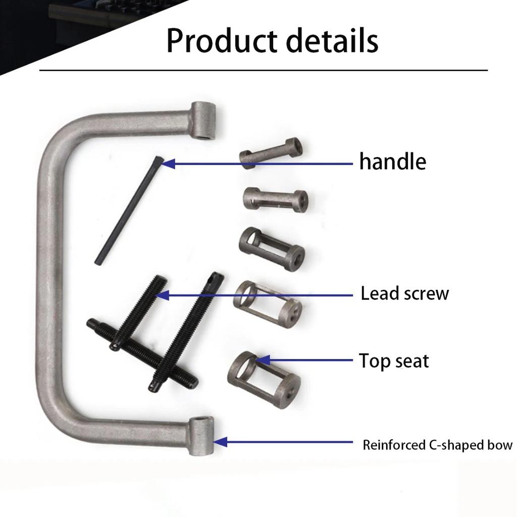 Valve Spring Dismounting Clamp Valve Spring Compressor Gasket Replacement Clamp Dismounting Tool Free Waer Clamp Set