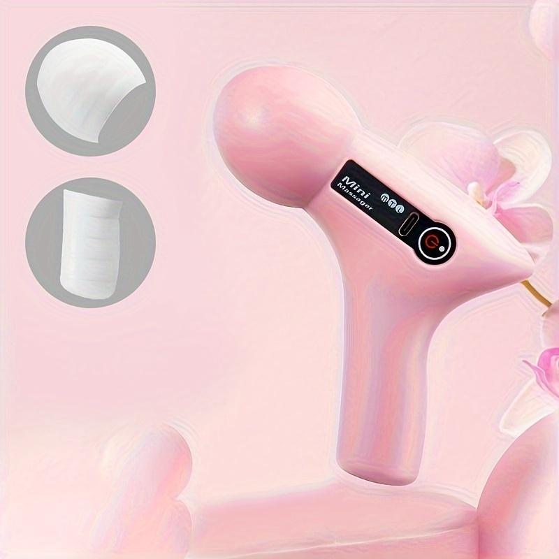 

Міні-масаж - ручний перкусійний масажний пістолет Компактний особистий масажер, портативний засіб для релаксації м язів спини, ніг, плечей і стоп рожевий