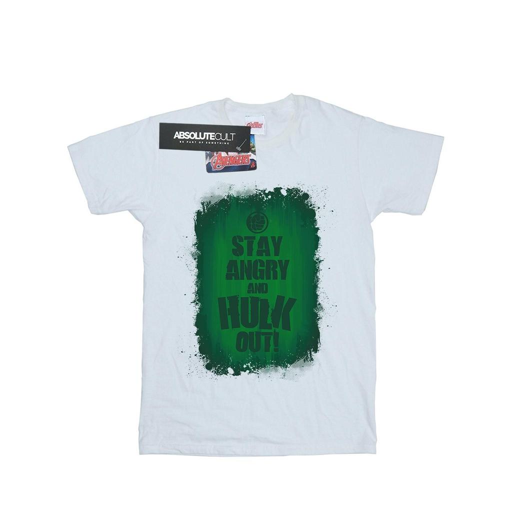 Marvel Mens Hulk Stay Angry T-Shirt