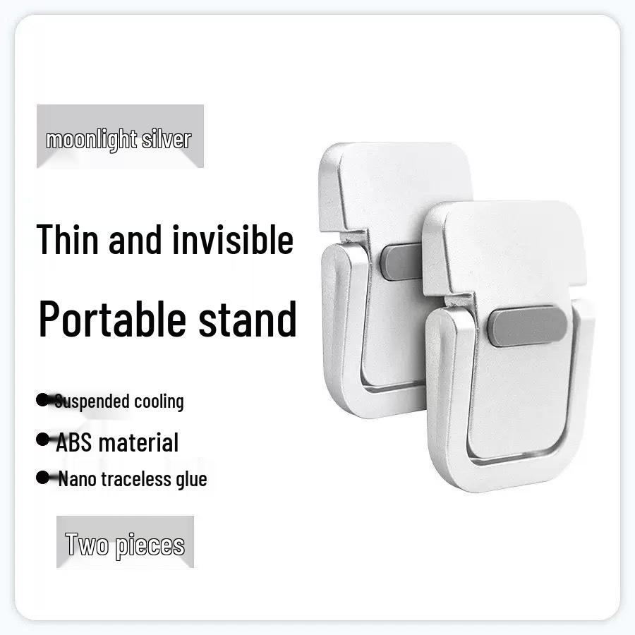 Portable ABS Laptop Stand: Invisible, Foldable Keyboard Riser