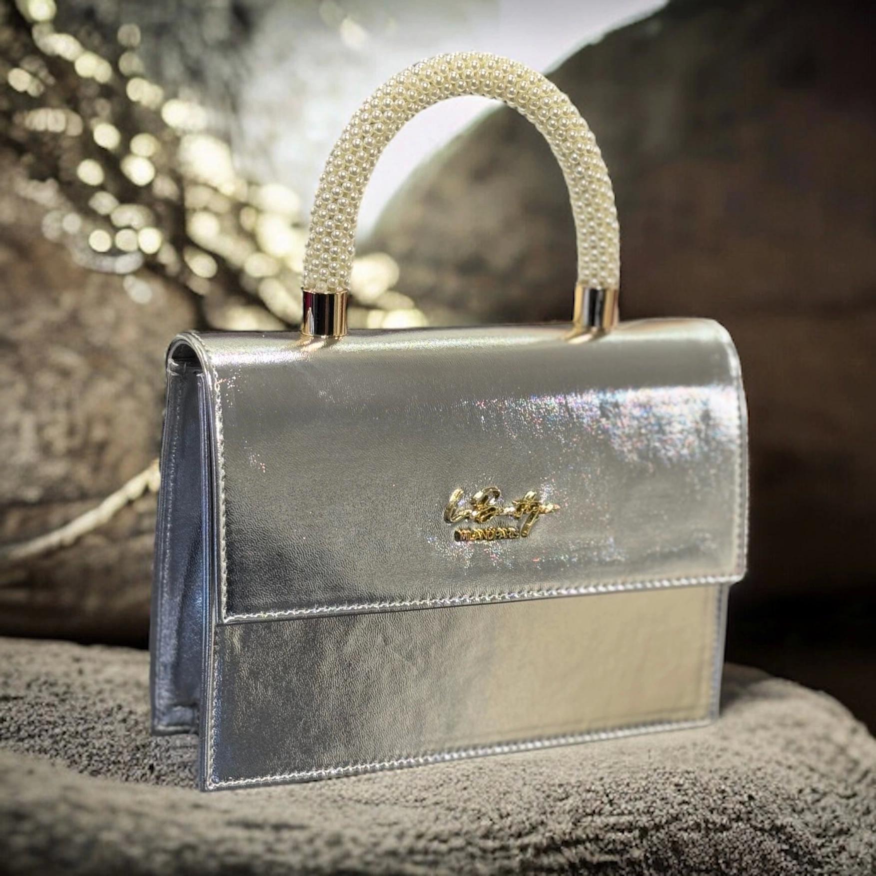 

Lb Çanta 7134 İncili/abiye Gümüş