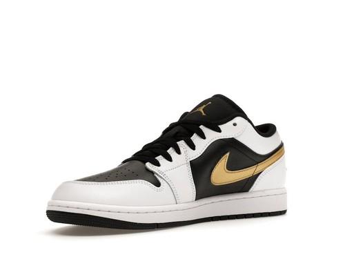Air Jordan 1 Low Gold Swoosh - 553558-172