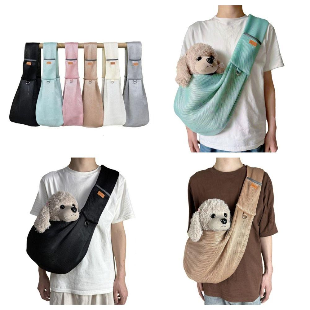 Tragetasche für Hundezubehör Hundetasche Outdoor Reisen Tragbar Katze Welpe Schlingentasche