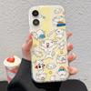 Painted Phone Case for iPhone 12 13 15 16 iPhone 16 12 13 14 15 Pro  14 15 16 Pro Max Coverage Shockproof Anti-Fingerprint Fresh Style Protective Case