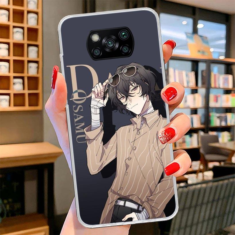 Bungo Stray Dogs Dazai Cover Phone Case For Xiaomi Poco F7 Ultra X7 X6 X5 Pro M7 Redmi 15C 15 13C 13 12C 12 10C 10 9A 9C 9T 9 Sh