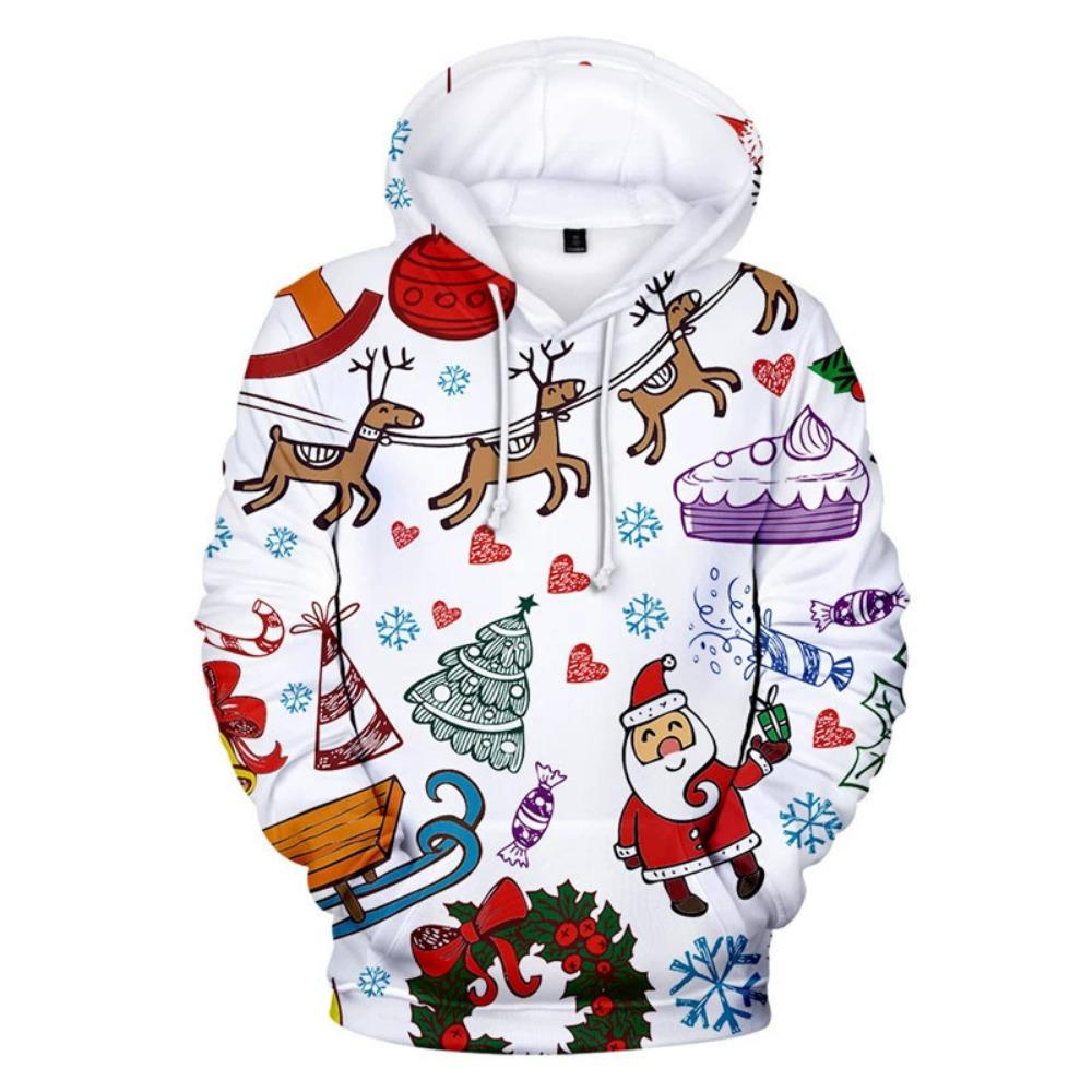 Autumn New Casual and Stylish 3D Digital Printed Men's Hooded Hoodie Factory Direct Sales Casual Hoodie