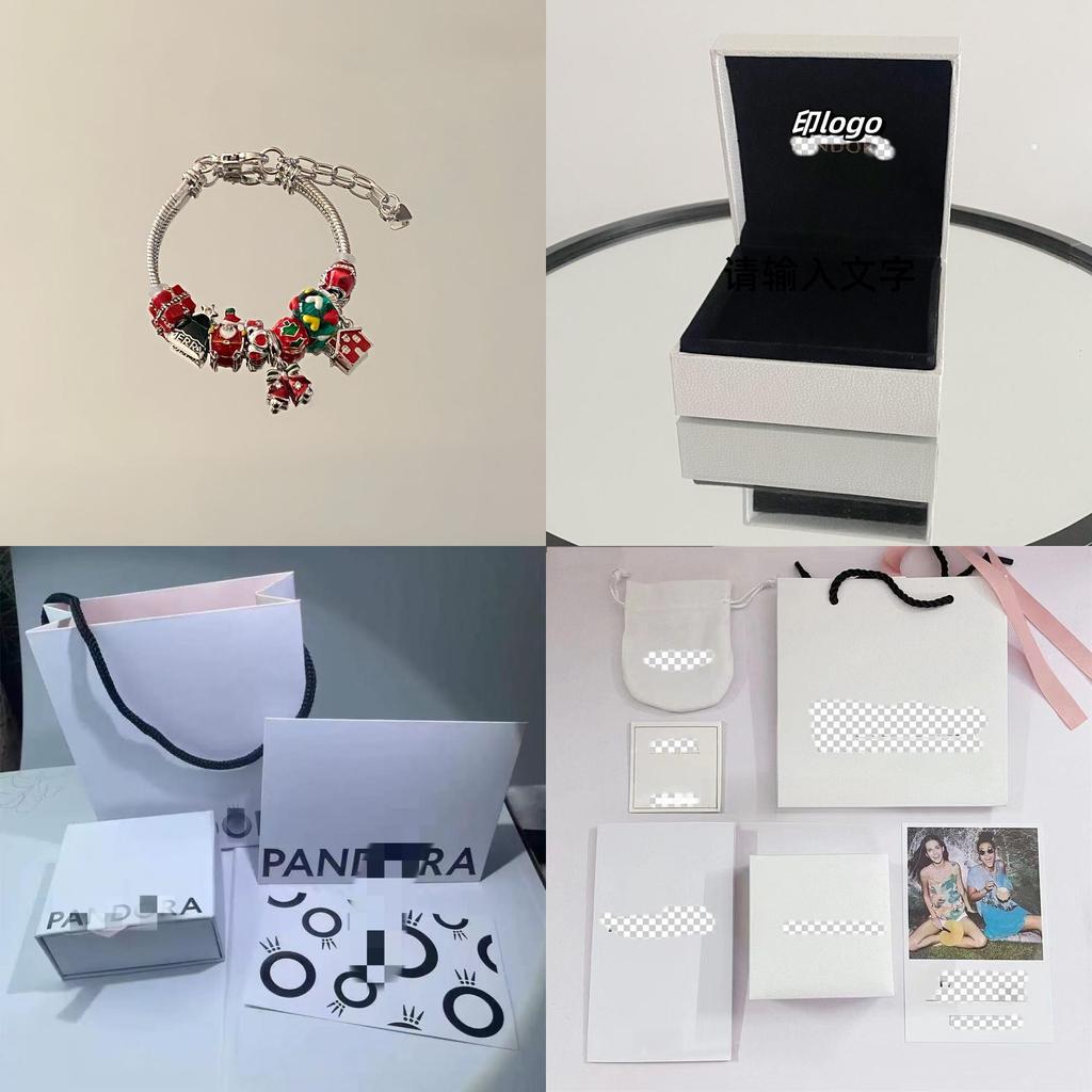 Christmas Diy Beaded Bracelet With Santa Claus Tree Snowflake For Women Gift