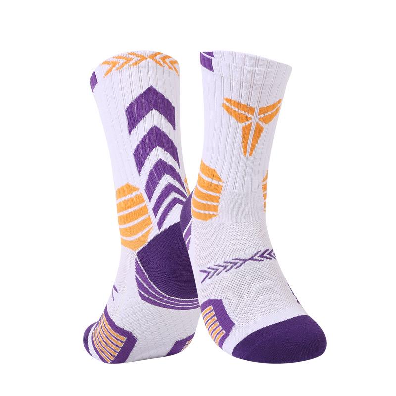 2023 Men's Elite High Tube Basketball Socks - Spring/Summer Mid-Calf Trend, Combed Cotton