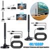 Antenă TV Digitală HD 4K/1080P Bază Magnetică 480+ Mile Interior Exterior Antenă VHF UHF Antenă HD Digitală pentru Receptor TV DVB-T2
