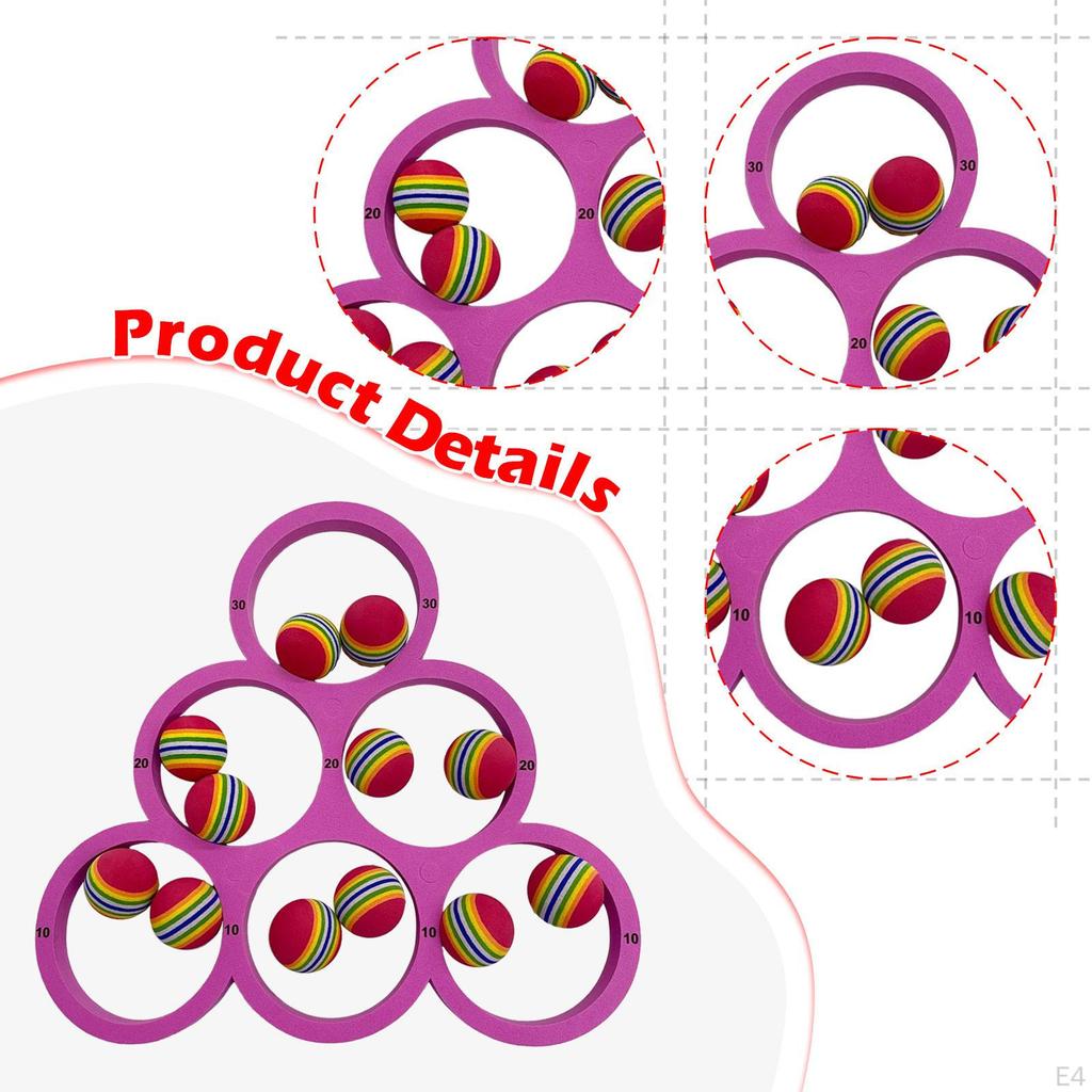 Colorful Ball Toss Game for Swimming Pool with Easy Setup