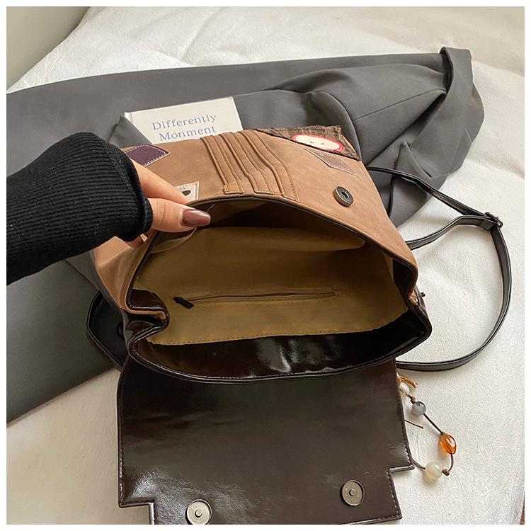 2025 Herbst/Winter Hochwertiger Rucksack mit Matt-Finish | Lässig, Vielseitig, Retro Schulstil Umhängetasche
