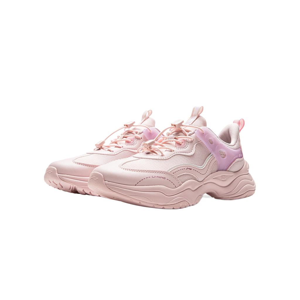 Li Ning Kids Comfortable Fashionable Versatile Low-Top Casual Shoes Kids Casual Shoes Light-Pink YKCV136-10