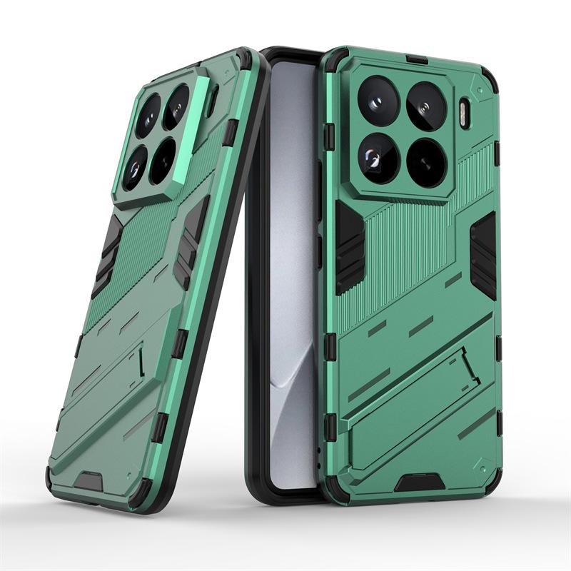 Applicable to Xiaomi 17ProMax punk phone case Xiaomi 15TPro bracket Xiaomi 14T anti-drop protective case