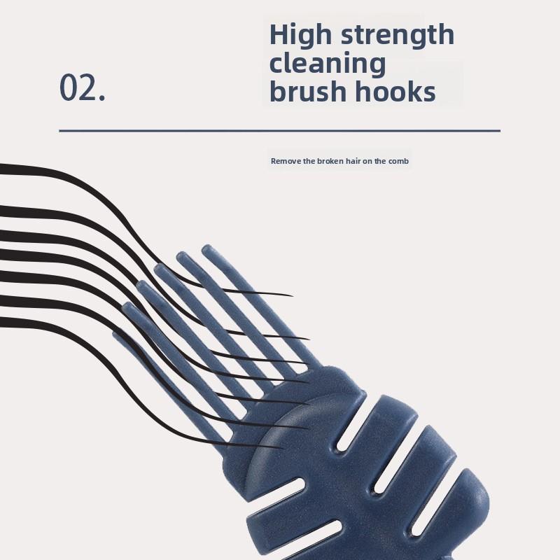 New Simple Comb Cleaning Brush Hollow Cleaning Curly Hair Massage Cleaning Brush To Clean Hair Cleaner