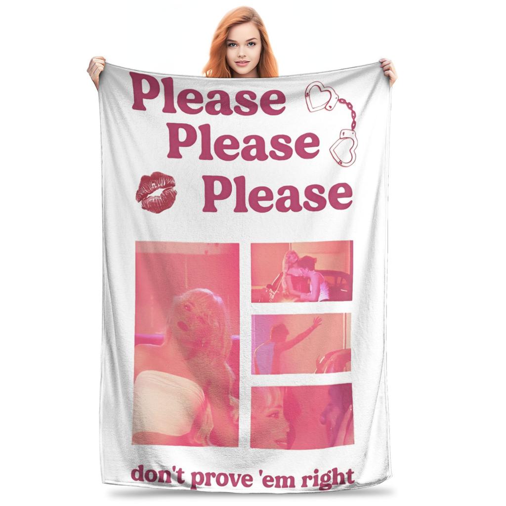 Sabrina Caprenter Plush Blanket Boys Flannel Bedding Throws For Couch Chair Sofa Bed Warm Soft Customized Quality Bedspread