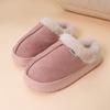 2025 new home thermal cotton slippers autumn and winter plush indoor winter thick-bottomed home slippers