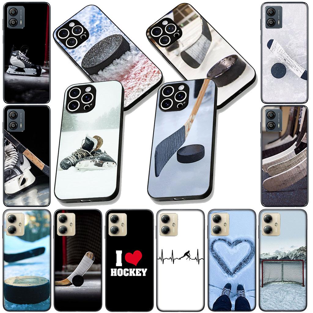 Soft Cover for Samsung Galaxy S22 S21 S20 FE Ultra Plus A35 A36 A55 A37 A33 A34 A57 Coque Phone Case Ice Hockey