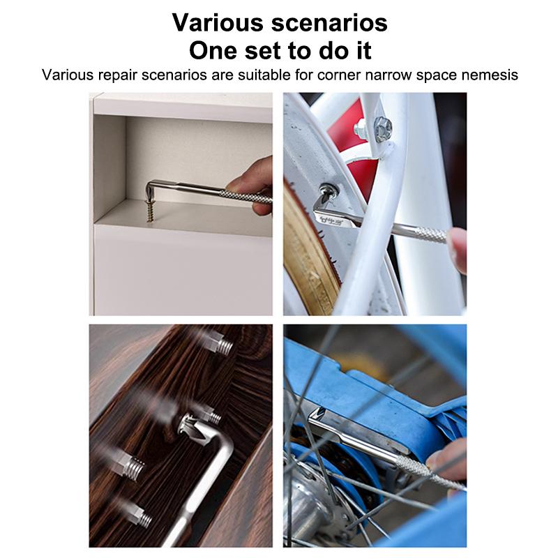 L/S-Shaped Double Head Screwdriver, High Torque Mini Small Cross Screwdriver, High Hardness Double Head Screwdriver