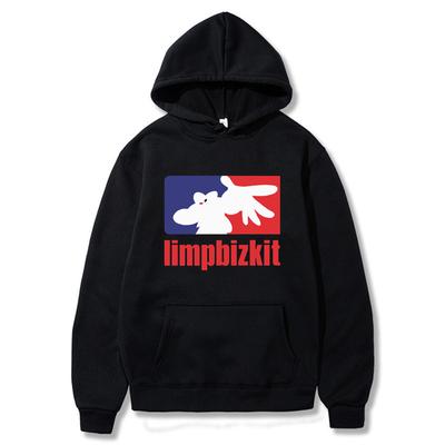 Limp Bizkit Pattern Printed Hoodie Street Outdoor Versatile Loose Hoodie Limp Bizkit Ban _ Gift