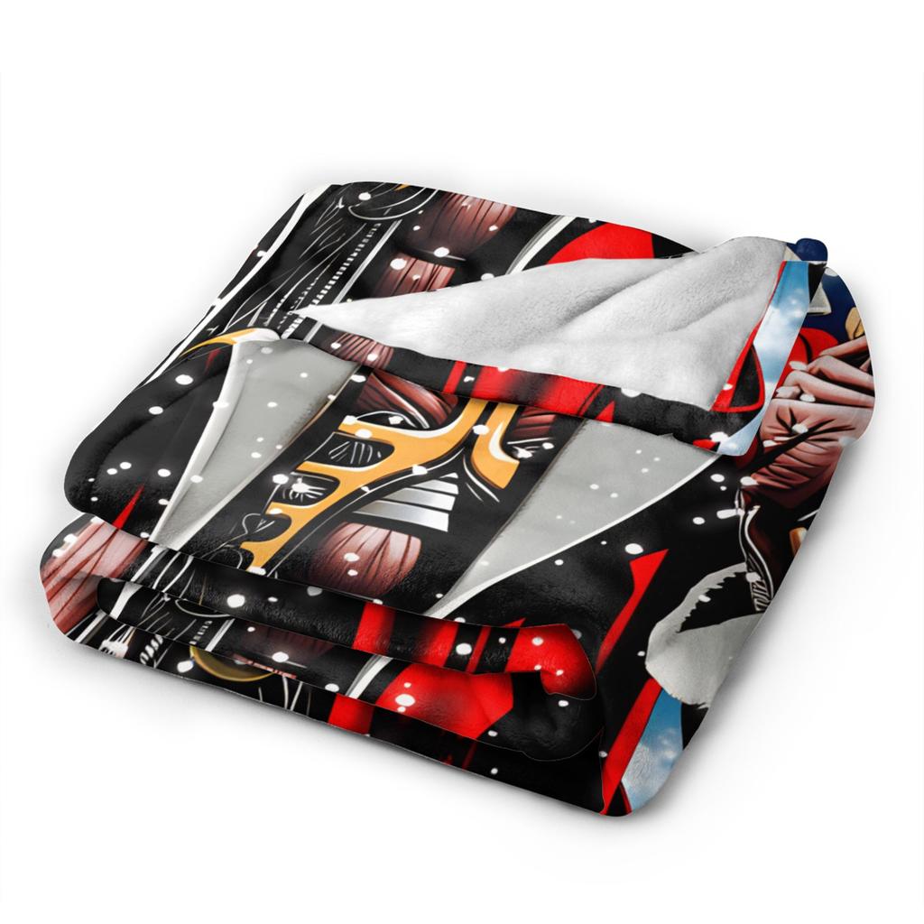 Merry Christmas  Blanket I-Iron M-Maidens Tour 2025 Super Soft Plush Throw Blanket For Outdoor Flannel Bedspread Bed Cover