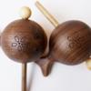 Wooden Fish Black Walnut Wood Drum Percussion Temple Zen Decoration Ornaments Monk Pray Knock On Musical Instruments Crafts