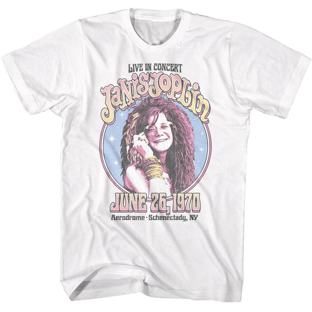 Janis Joplin Live In Concert June 26 1970 NY Men s T Shirt Rock & Soul Music XXXL