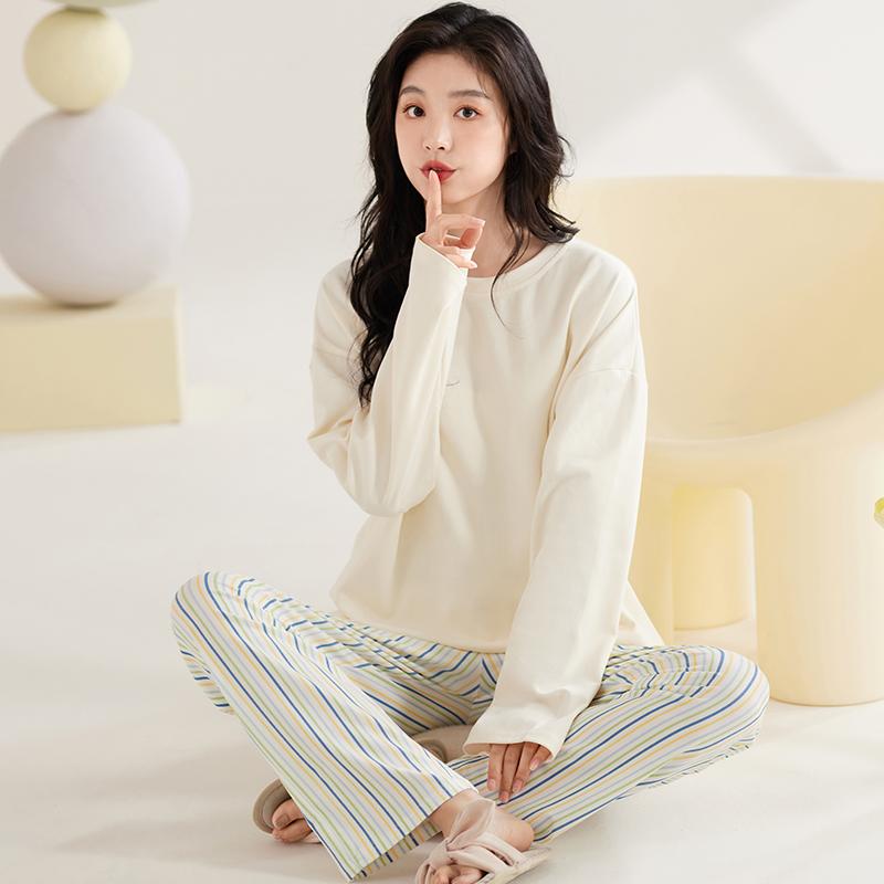 

Пижамный комплект с кошкой для женщин, розовый, клетчатый, милый, кавайный, с длинными рукавами, длинные брюки, осень-зима, мягкая, уютная пижама для сна, пижамы для девочек 2XL