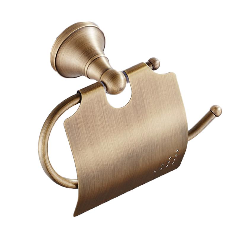 Luxury Solid Brass Bathroom Accessories Set: Towel Bar, Paper Holder, Towel Ring, Robe Hook - Complete Modern Bathroom Set