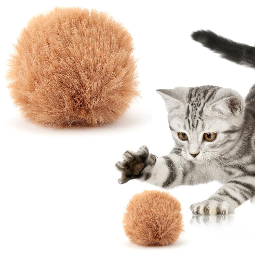 10PCS Portable Colorful Cat Toy Playing Toy Cat Toy Pet Toy Brown