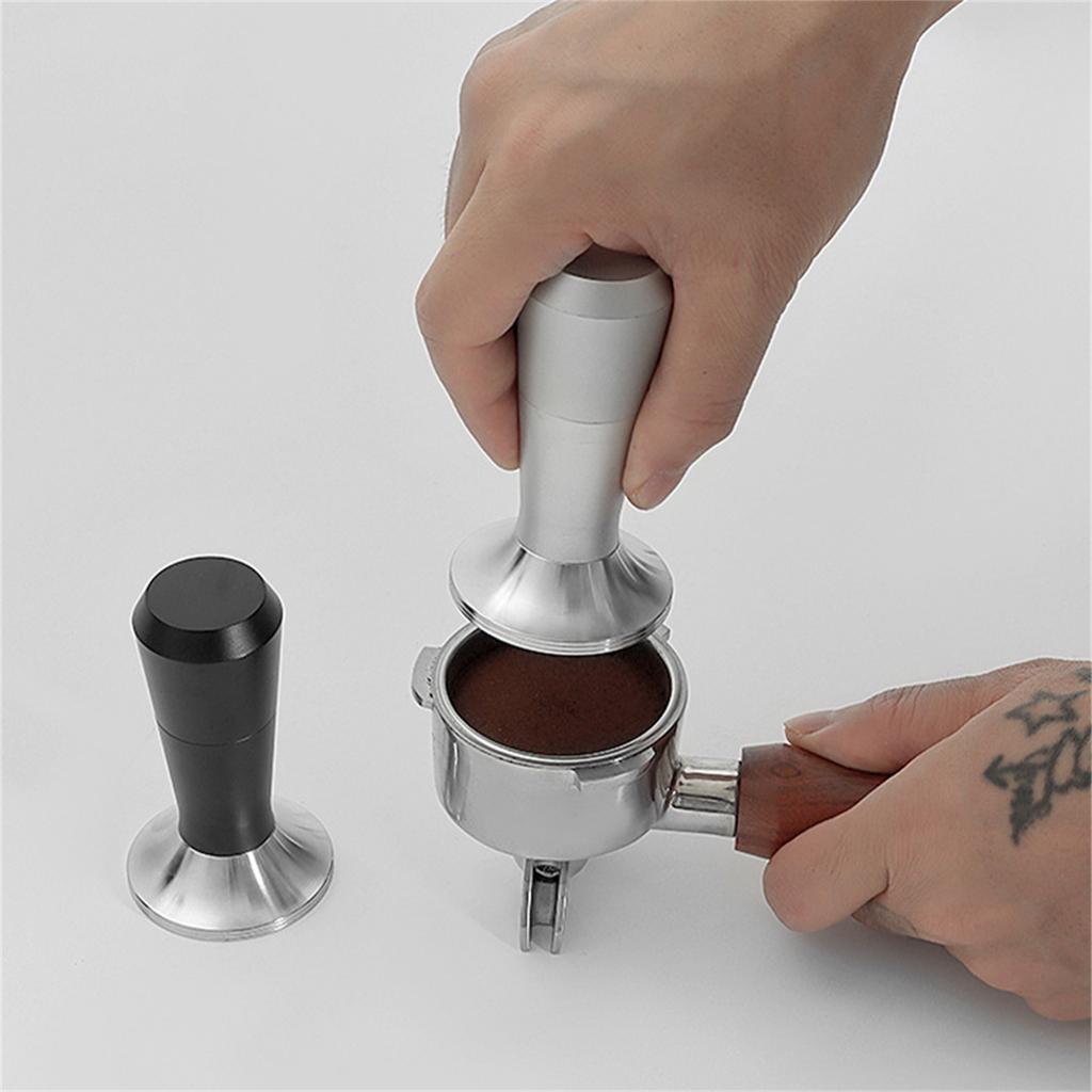 Espresso Distribution and Tamper Tool Set Coffee Tamper Durable Coffee Distributor Coffee Powder Stirrer Metal Material