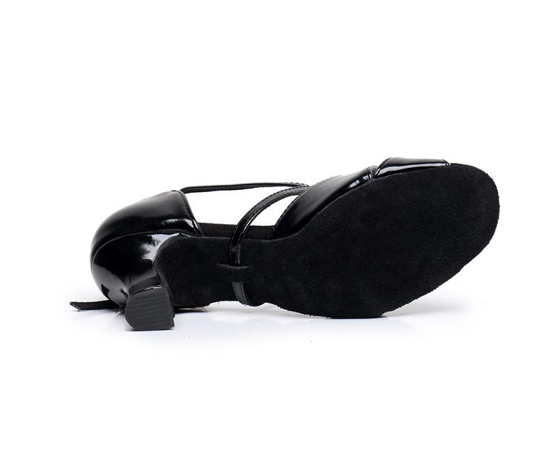 Women's Professional Latin Dance Shoes with Soft Sole and Mid/High Heel - New Style for Competitions and Exams