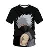 Sommer Naruto Hip Hop T-skjorter For Menn Anime Kakashi Streetwear O-hals Kortermet Herre T-skjorte Tegneserie Grafisk Topper Klær