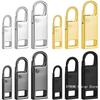 1pc Detachable Zipper Pull Multi Color Replacement Zipper Accs For Jeans & Backpack Sewing Tools 3 sizes