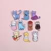 Cute Music Cat Enamel Pin Pop Music Albums 1989 Junior Jewels Cartoon Kitten Animal Brooch Lapel Badge Jewelry Gifts for Friends