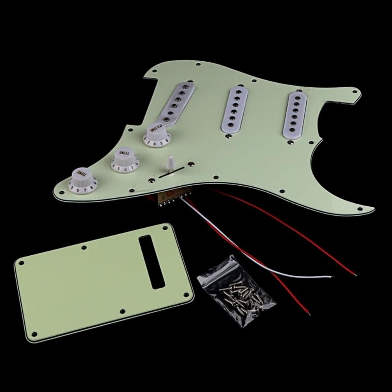 Electric Guitar Single Coil Pickup Pickguards 11 Holes Guitar Prewired loaded Pickguards Guitar Playing Accessories