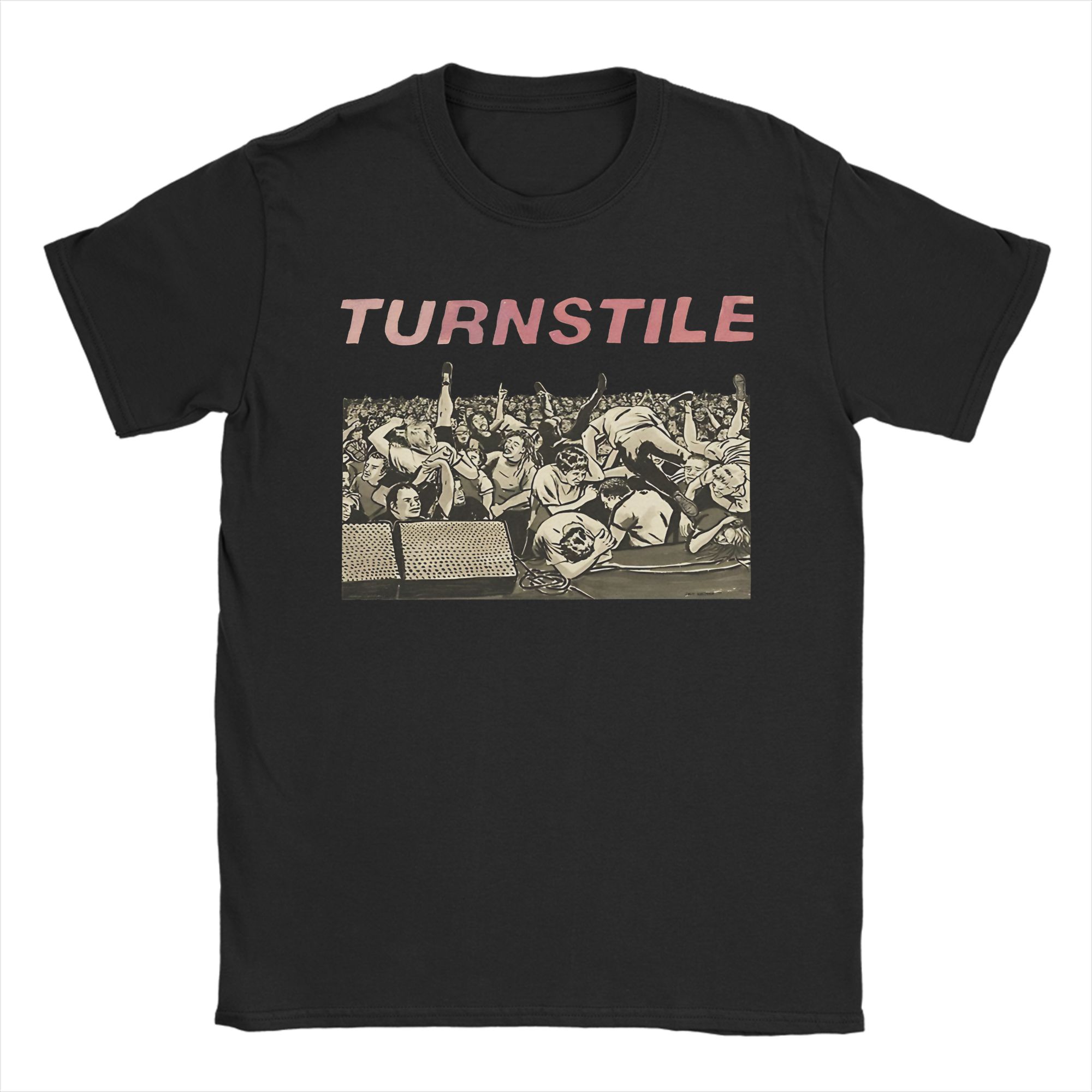 BenberFashion 2026 Turnstile Amerikaanse Hardcore Punk Band T-shirt voor Mannen Vrouwen Grafische T-shirts 100% Katoen Kleding 2XL