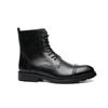 Men’s Boots Wingtip Dress Formal Brown Leather Brogues Tuxedo Wedding Motorcycle Casual Black Boots for Men
