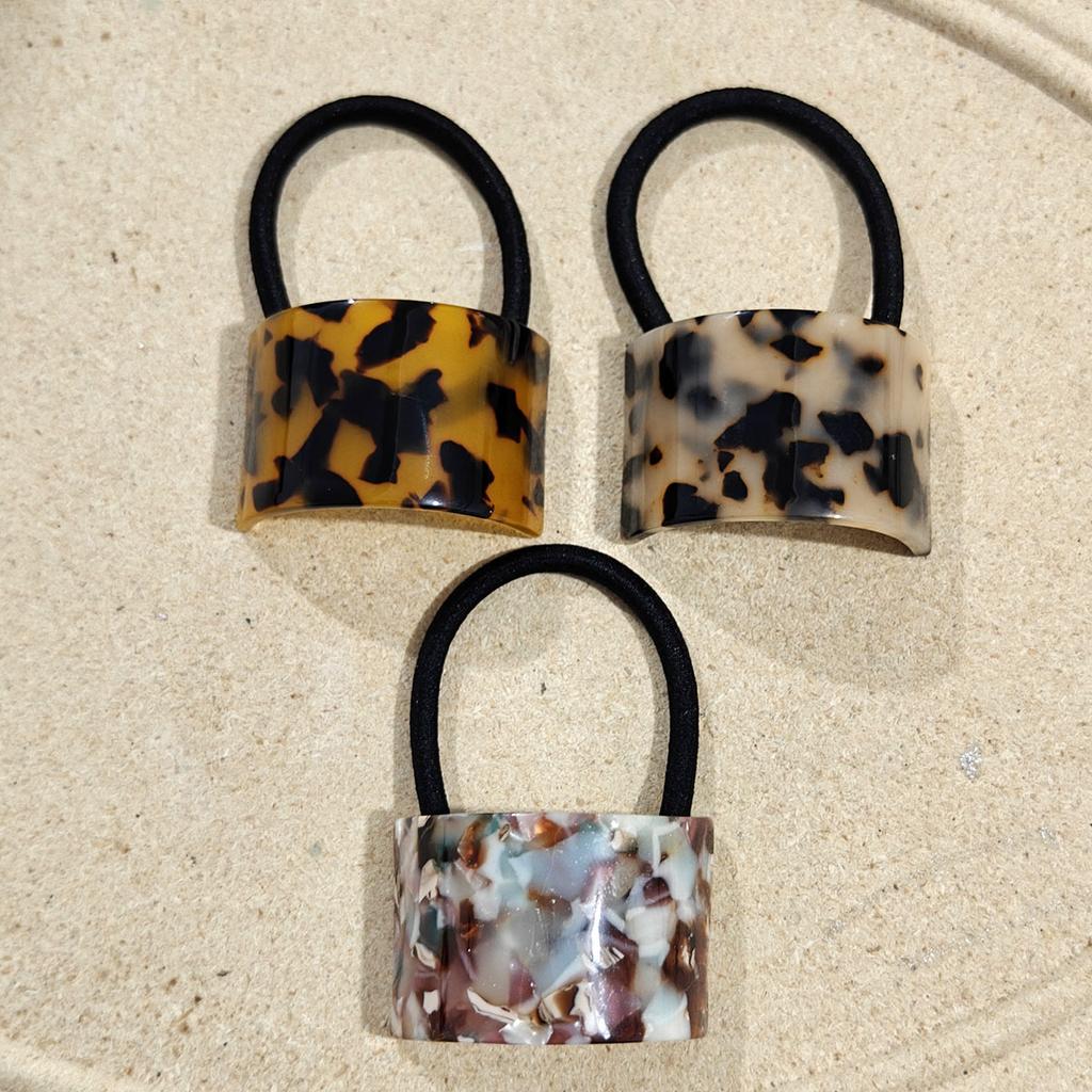 Hairband Accessories Niche Simple Geometric Hair Rope Rubber Band Hair Accessories High-end New Back of The Head Hair Accessories