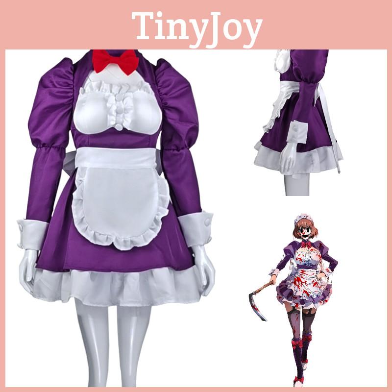 Cosplay Costume For Girls Tenkuu Shinpan Maid Outfit With Mask, In-stock
