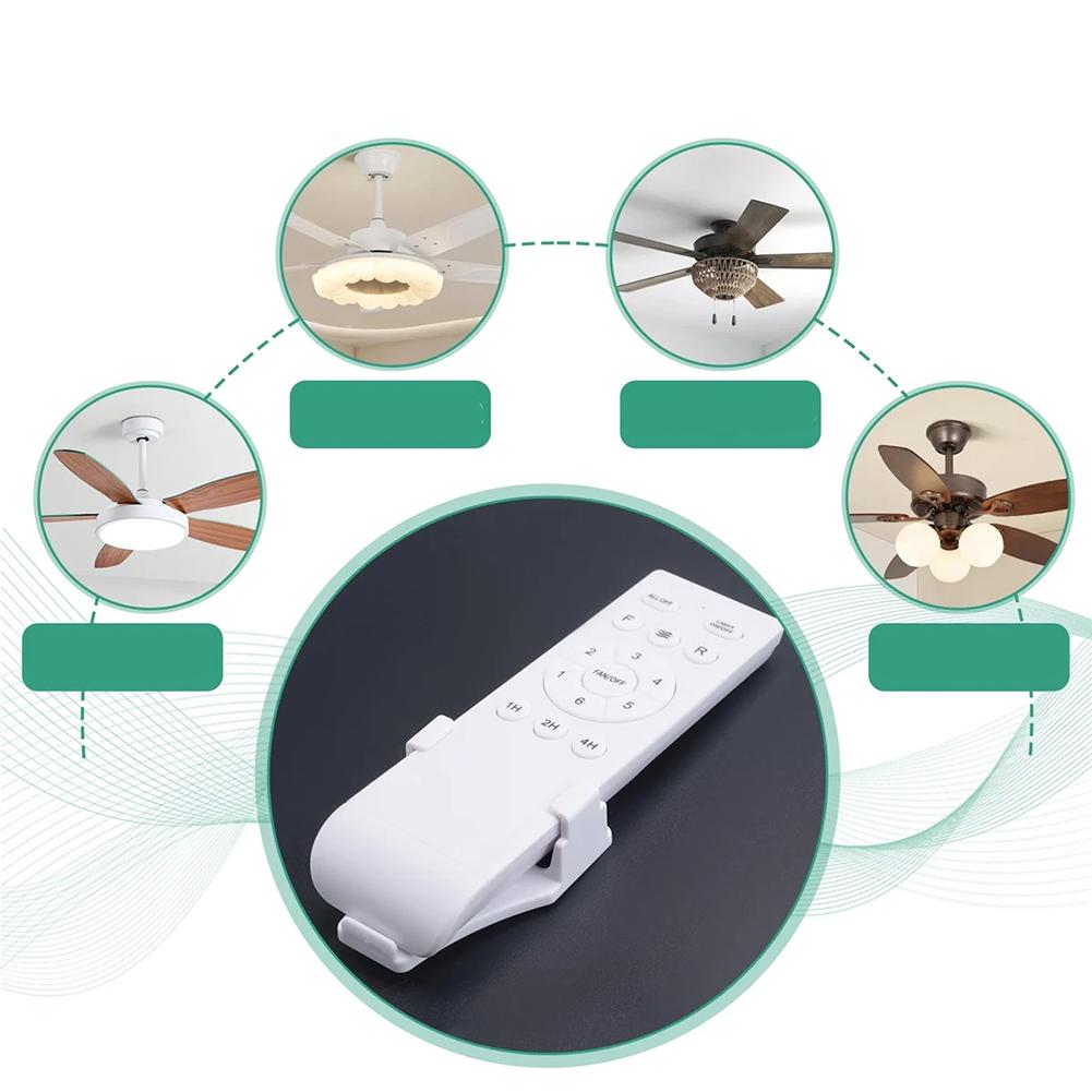 Comprehensive Remote Control Kit for Ceiling Fan Lights Offering 6 Speed Settings and Convenient Timer Features