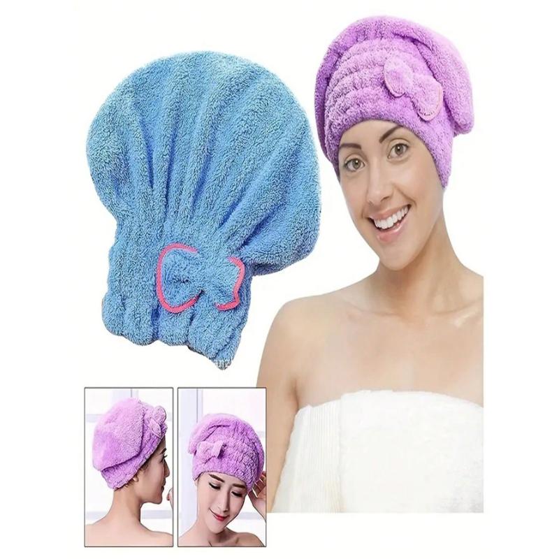 1pc Quick Drying Hair Cap, Can Quickly Absorb Water and Dry Hair, Soft and Comfortable, Convenient and Fast Home Bathroom Decor Fall Decor