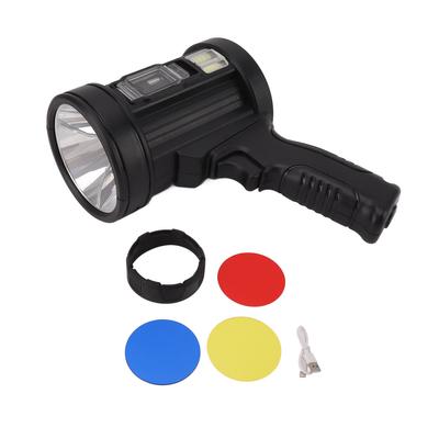 Solar Handheld Spot Light Multifunction Waterproof Super Bright Emergency Spotlight Long Standby