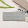 Daily Headband Designer Headband Angel Shushu Simple Ribbed Turban Gray