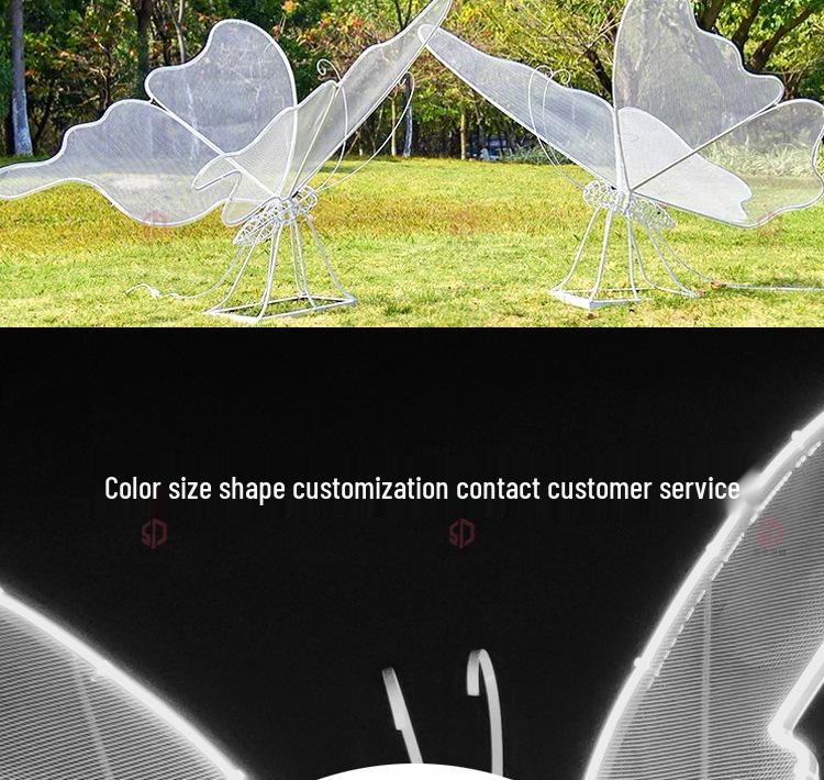 LED Dynamic Glowing Butterfly Outdoor Waterproof Garden Lights