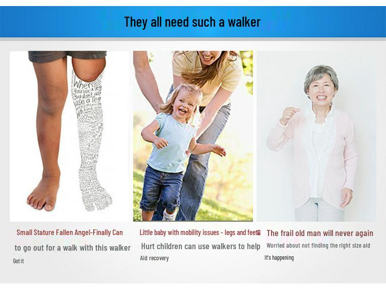 Child & Senior Walker: Rehabilitation Training Aid